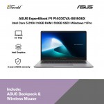 ASUS ExpertBook P1 P1403CVA-S61506X Business Laptop (Intel Core 5 210H | 14" FHD | 16GB RAM | 512GB SSD | Intel Graphics | Windows 11 Pro | 3 Years Warranty)