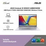ASUS Vivobook 16 M1605Y-AMB810WSM Laptop (R5-7430U,8GB,512GB SSD,AMD Radeon Graphics,H&S+M365,16” WUXGA,W11H,Sil,2Y)