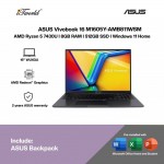 ASUS Vivobook 16 M1605Y-AMB811WSM Laptop (AMD Ryzen 5 7430U | 16” WUXGA | 8GB RAM | 512GB SSD | AMD Radeon™ Graphics | Windows 11 Home | Office Home & Student + Office 365) 