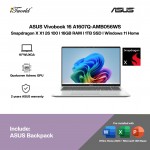 ASUS Vivobook 16 A1607Q-AMB056WS Laptop (Snapdragon X X1 26 100 |16"WUXGA | 16GB RAM | 1TB SSD | Qualcomm Adreno GPU | Windows 11 Home | Office Home 2024 + Office 365)