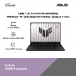 ASUS TUF A14 FA401K-MRG025W Gaming Laptop (AMD Ryzen AI 7 350 | 14" 2.5K WQXGA | 32GB RAM | 1TB SSD | NVIDIA RTX 5060 | Windows 11 Home)