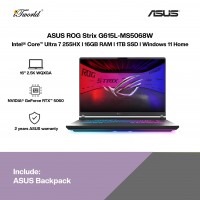 ASUS ROG Strix G615L-MS5068W Gaming Laptop (NVIDIA??® GeForce RTX™ 5060 | Intel Core Ultra 7-255HX | 16" 2.5K WQXGA | 16GB RAM | 1TB SSD | Windows 11 Home)