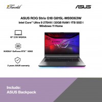 ASUS ROG Strix G18 G815L-MS9063W Gaming Laptop (NVIDIA??® GeForce RTX™ 5060 | CU 9-275HX | 18" 2.5K WQXGA | 32GB RAM | 1TB SSD | Windows 11 Home)
