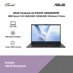 ASUS Vivobook Go E1504F-ABQ080WSP Laptop (AMD Ryzen 5 40 | 15.6" FHD | 8GB RAM | 512GB SSD | AMD Radeon Graphics | Windows 11 Home | Microsoft Office Home 2024 + Microsoft 365 Basic | Mixed Black)