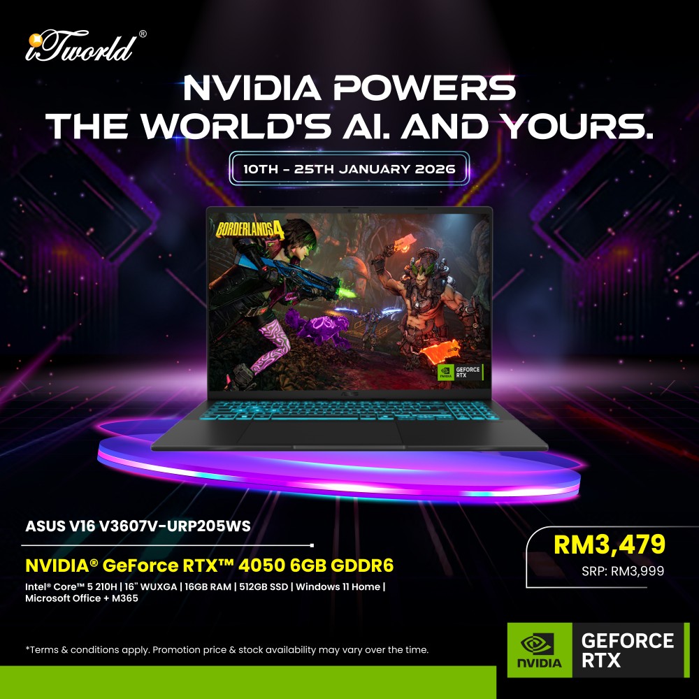 ASUS V16 V3607V-URP205WS Gaming Laptop (NVIDIA  ® GeForce RTX™ 4050 | C 5 210H | 16" WUXGA | 16GB RAM | 512GB SSD | Windows 11 Home | Office Home + M365)