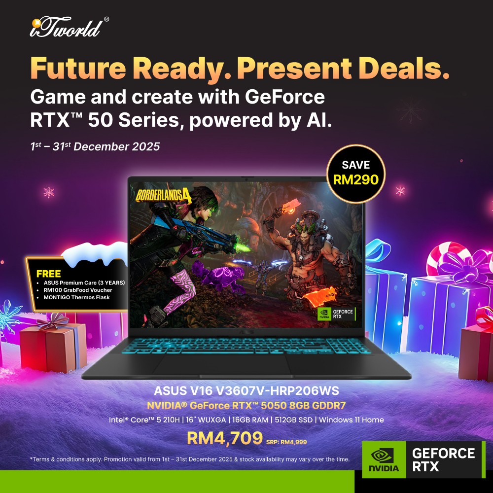 ASUS Gaming V16 V3607V-HRP206WS Gaming Laptop (NVIDIA  ® GeForce RTX™ 5050 | Intel  ® Core™ 5 210H | 16" WUXGA | 16GB RAM | 512GB SSD | Windows 11 Home |Microsoft Office Home 2024 + Microsoft 365)