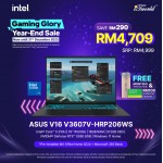 ASUS Gaming V16 V3607V-HRP206WS Gaming Laptop (NVIDIA  ® GeForce RTX™ 5050 | Intel  ® Core™ 5 210H | 16" WUXGA | 16GB RAM | 512GB SSD | Windows 11 Home |Microsoft Office Home 2024 + Microsoft 365)