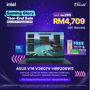 ASUS Gaming V16 V3607V-HRP206WS Gaming Laptop (NVIDIA??® GeForce RTX™ 5050 | Intel??® Core™ 5 210H | 16" WUXGA | 16GB RAM | 512GB SSD | Windows 11 Home |Microsoft Office Home 2024 + Microsoft 365)