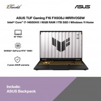 ASUS TUF Gaming F16 FX608J-MRRV058W Gaming Laptop (NVIDIA??® GeForce RTX™ 5060 | Intel Core i7-14650HX | 16” FHD+ | 16GB RAM | 1TB SSD| Windows 11 Home)