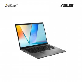 ASUS Vivobook S M3407H-ASF220WS Laptop (AMD Ryzen 5 220 | 14" WUXGA OLED | 16GB RAM | 512GB SSD | AMD Radeon Graphics | Windows 11 Home | Microsoft Office Home 2024 + Microsoft 365 Basic | Gray)
