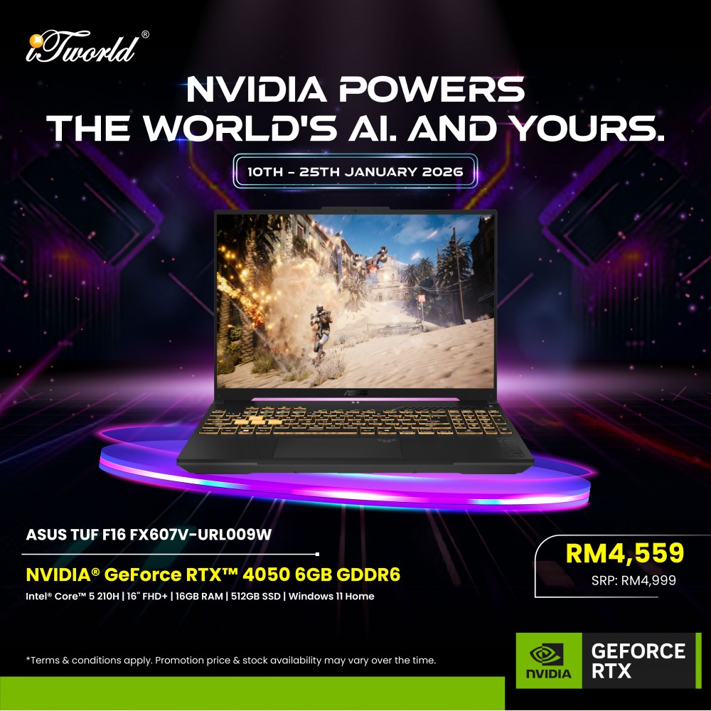 Asus TUF Gaming F16 FX607V-URL009W (NVIDIA  ® GeForce RTX™ 4050 | Intel Core i5-210 H | 16” WUXGA | 16GB RAM | 512GB SSD | Windows 11 Home) 