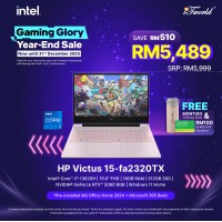 HP Victus 15-fa2320TX Gaming Laptop (NVIDIA??® GeForce RTX™ 5060 | Intel??® Core™ i7-13620H | 15.6" FHD | 16GB RAM | 512GB SSD | Windows 11 Home | Office+M365)