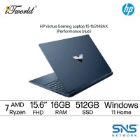 HP Victus Gaming Laptop 15-fb3148AX (AMD Ryzen™ 7 7445H | 16GB | 512GB SSD | 15.6'' FHD | Windows 11 Home | Preinstalled Microsoft Office Home 2024 + 1 Year Office 365 Basic)
