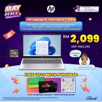HP Laptop 15-fc0374AU (AMD Ryzen™ 5 7430U | 16GB | 512GB | AMD Radeon™ Graphics | Windows 11 Home)