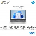 HP Laptop 15-fc0878AU (AMD Ryzen™ 5-7530U | 15.6" FHD | 8GB RAM | 512GB SSD | AMD Radeon Graphics | Windows 11 Home | Preinstalled Microsoft Office Home 2024 + 1 Year Office 365 Basic)
