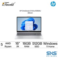 HP Omnibook 5 16-bc1009AU Laptop (AMD Ryzen 5 8540U | 16" 2K WUXGA | 16GB RAM | 512GB SSD | AMD Radeon 740M Graphics | Windows 11 Home | Microsoft Office Home 2024 + Microsoft 365 Basic)