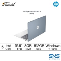 HP Laptop 15.6 inch 15-fd0618TU (Intel??® Core™ 5 120U | 8GB | 512GB SSD | Intel UHD Graphics | Preinstalled Microsoft Office Home 2024 + Microsoft 365 Basic | Windows 11 Home)