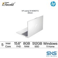 HP Laptop 15.6 inch 15-fd0621TU (Intel??® Core™ 5 120U | 8GB | 512GB SSD | Intel UHD Graphics | Preinstalled Microsoft Office Home 2024 + Microsoft 365 Basic | Windows 11 Home)