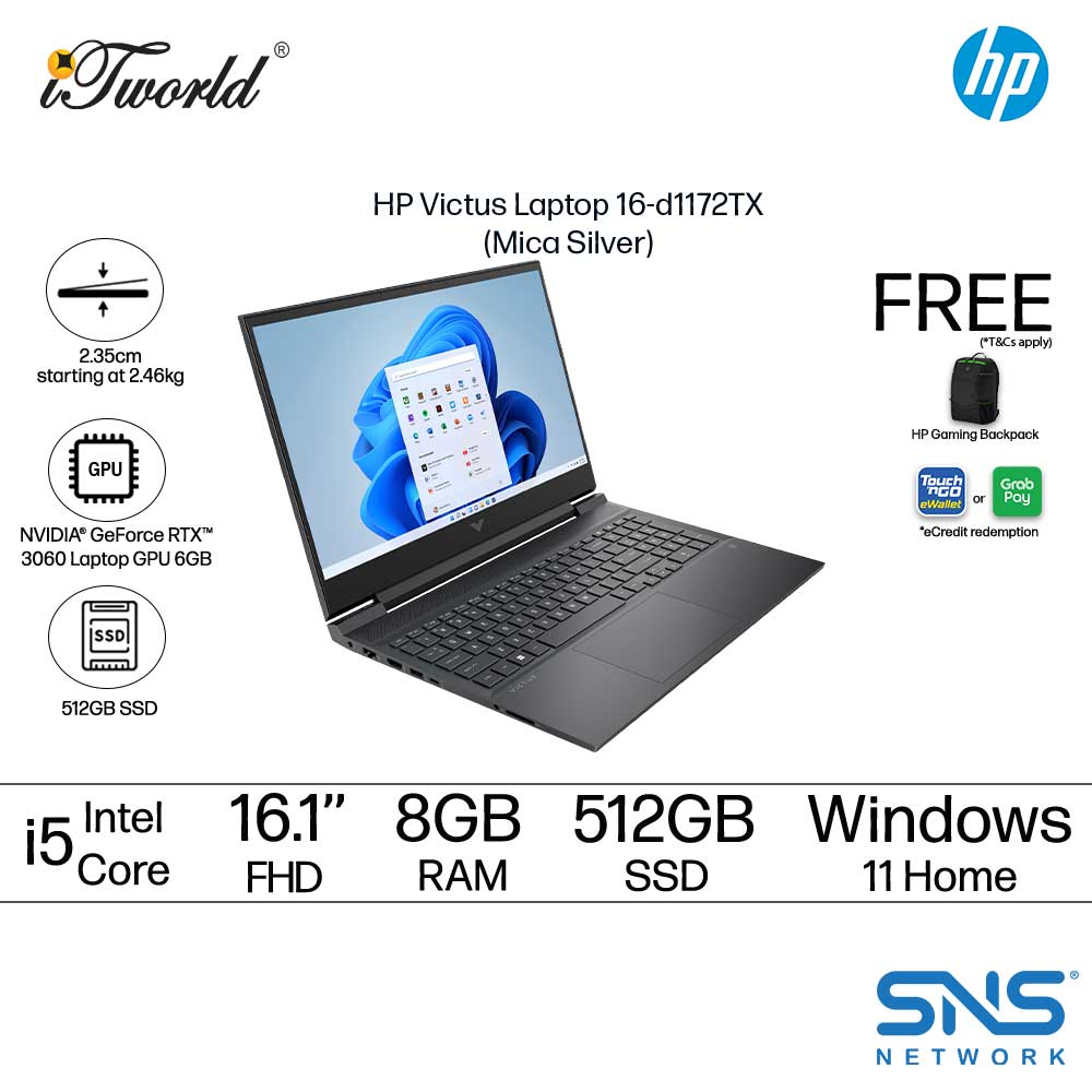 HP Victus Gaming Laptop 16-d1172TX