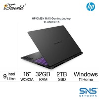 HP OMEN MAX 16 inch Gaming Laptop 16-ah0142TX (Intel??® Core™ Ultra 9 275HX | 16" WQXGA OLED | 32GB RAM | 2TB SSD | NVIDIA??® GeForce RTX™ 5090 24GB | Windows 11 Home)