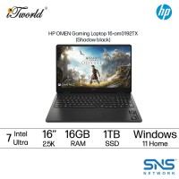 HP OMEN Gaming Laptop 16 inch 16-am0192TX (NVIDIA??® GeForce RTX™ 5060 | Intel??® Core™ Ultra 7 255H | 16"  2.5K | 16 GB RAM | 1TB SSD | Windows 11 Home)