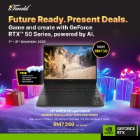 HP OMEN Gaming Laptop 16-ap0156AX (NVIDIA??® GeForce RTX™ 5070 | AMD Ryzen™ 9 8940HX | 16" WQXGA | 32GB RAM | 1TB SSD | Windows 11 Home | Office+M365)