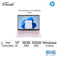 HP OmniBook 7 AI 14-fr0070TU Laptop (Intel??® Core™ Ultra 7 255U | 14" 2K | 16GB RAM | 512GB SSD | Intel??® Graphics | Windows 11 Home | Microsoft Office Home 2024 + Microsoft 365 Basic)