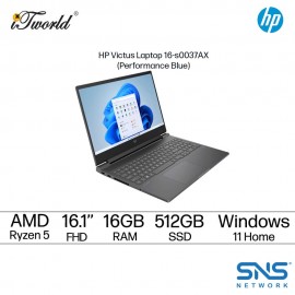 HP Victus Gaming Laptop 16-s0037AX (NVIDIA??® GeForce RTX™ 4060 with 8GB GDDR6, AMD Ryzen™ 5 7640HS Processor, 16.1" IPS FHD, 16GB RAM, 512GB SSD, Windows 11 Home)