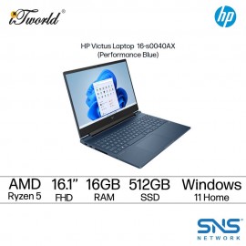 HP Victus Gaming Laptop 16-s0040AX (NVIDIA??® GeForce RTX™ 4050 with 6 GB GDDR6, AMD Ryzen™ 5 7640HS Processor, 16.1" IPS FHD, 16GB RAM, 512GB SSD, Windows 11 Home)
