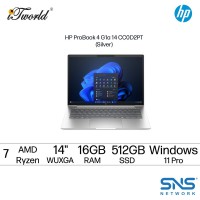 HP ProBook 4 G1a 14 CC0D2PT Business Laptop (AMD Ryzen™ 7 250 | 14" WUXGA | 16GB RAM | 512GB SSD | AMD Radeon™ 780M Graphics | Windows 11 Pro | 1 Year HP Warranty)