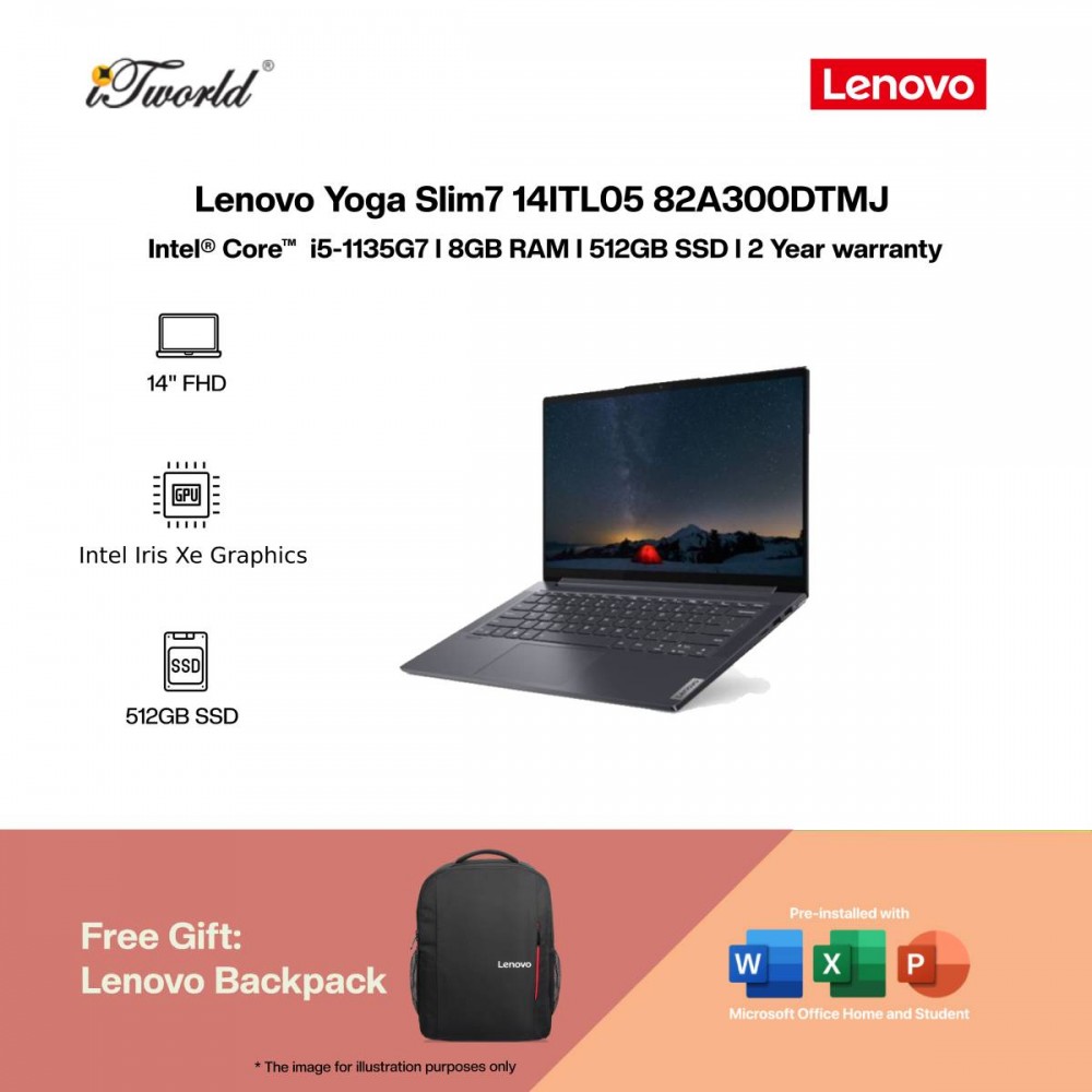 Lenovo-Yoga-Slim7-14ITL05-82A300DTMJ-Laptop-Slate-Grey Lenovo-Yoga-Slim7-14ITL05-82A300DTMJ-Laptop-Slate-Grey