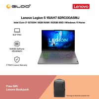 [Pre-order] Lenovo Legion 5 15IAH7 82RC00A5MJ Gaming Laptop (i7-12700H,8GB RAM,512GB SSD,RTX3050Ti,15.6"FHD,W11H,Black)