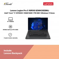 [Pre-order] Lenovo Legion Pro 5 16IRX8 82WK00E8MJ Gaming Laptop (i7-13700HX,16GB,1TB SSD,RTX4060 8GB,16"WQXGA,W11H,Grey) [ETA:3-5 working days]