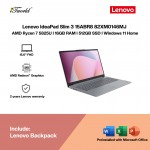 Lenovo IdeaPad Slim 3 15ABR8 82XM0146MJ Laptop (AMD Ryzen™ 7 5825U | 15.6” FHD | 16GB RAM | 512GB SSD | AMD Radeon™ Graphics | Windows 11 Home | Microsoft Office Home 2024 + Microsoft 365)
