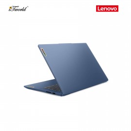Lenovo IdeaPad Slim 3 14AMN8 82XN00EEMJ Laptop (AMD Ryzen 5-7520U | 14" FHD | 8GB RAM | 256GB SSD | AMD Radeon 610M Graphics | Windows 11 Home | Microsoft Office Home 2024 + Microsoft 365 Basic |Abyss Blue)