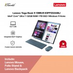 [Pre-order] Lenovo Yoga Book 9 13IMU9 83FF002AMJ Laptop (U7-155U,32GB,1TB SSD,Intel Integrated Graphics,H&S,13.3" 2.8K OLED T,W11H,Tidal Teal,2Y) [ETA:3-5 working days]