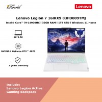 Lenovo Legion 7 16IRX9 83FD009TMJ (Intel Core i9-14900HX | 16"3.2K | 32G RAM | 1TB SSD | Nvidia GeForce RTX4070 | Windows 11 Home)