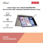 Lenovo Yoga 7 2-in-1 14ILL10 83JQ004YMJ Laptop (Intel Core Ultra 5 226V | 14" WUXGA Touch | 16GB RAM | 512GB SSD | Intel Arc Graphics 130V | Windows 11 Home | Microsoft Office Home 2024 + Microsoft 365 Basic)