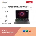 Lenovo LOQ 15ARP9 83JC00LEMJ Laptop (AMD Ryzen™ 5 7235HS | 15.6" FHD | 12GB RAM | 512GB SSD | NVIDIA® GeForce RTX™ 4050 6GB | Windows 11 Home |Microsoft Office Home 2024)