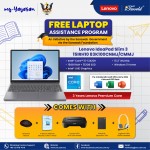 (my-Yayasan) Lenovo IdeaPad Slim 3 15IRH10 83K100CMMJ Laptop (Intel  ® Core™ i5-13420H | 15.3" WUXGA | 16GB RAM | 512GB SSD | Integrated Intel  ® UHD Graphics | Windows 11 Home | Office Home & Student)