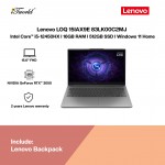 Lenovo LOQ 15IAX9E 83LK00C2MJ Gaming Laptop (Intel Core™ i5-12450HX | 15.6" FHD | 16GB RAM | 512GB SSD | NVIDIA GeForce RTX™ 3050 | Windows 11 Home | Preinstalled Microsoft Office Home 2024 + Microsoft 365)