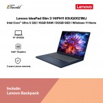 Lenovo IdeaPad Slim 3 14IPH11 83UQ0021MJ Laptop (Intel Core™ Ultra 5 322 | 14" WUXGA | 16GB RAM | 512GB SSD | Intel Graphics | Windows 11 Home | Preinstalled Microsoft Office Home 2024 + Microsoft 365 Basic)