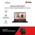 [Pre-order] MSI Katana GF66 11UG-867 (i7-11800H,16GB,512GB SSD,RTX3070 8GB,15.6"FHD,W11H,Black) [FREE]  MSI Essential Backpack[ETA:3-5 working days]