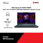 [Pre-order] MSI Cyborg 15 A12VE-455MY Gaming Laptop (NVIDIA  ® GeForce RTX™ 4050,i5-12450H,16GB,512GB SSD,H&S,15.6"FHD,W11H,Black,2Y) [ETA:3-5 working days]
