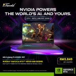 MSI Cyborg 15 A13VEK-887MY Gaming Laptop (NVIDIA  ® GeForce RTX™ 4050 | Intel  ® Raptor Lake i7-13620H | 15.6"FHD | 16GB RAM | 512GB SSD | Windows 11 Home)