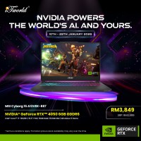 MSI Cyborg 15 A13VEK-887MY Gaming Laptop (NVIDIA??® GeForce RTX™ 4050 | Intel??® Raptor Lake i7-13620H | 15.6"FHD | 16GB RAM | 512GB SSD | Windows 11 Home)