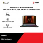MSI Katana 15 HX B14WGK-676MY Gaming Laptop (NVIDIA  ® GeForce RTX™ 5070 | Intel  ® Core™ i7 14700HX | 15.6” QHD | 16GB RAM | 1TB SSD | Windows 11 Home)