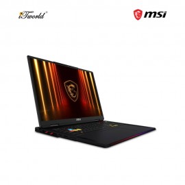 MSI Raider 18 HX AI A2XWJG-068MY Gaming Laptop (Intel Core Ultra 9 Processor 285HX |18"UHD+ | 64GB RAM | 4TB SSD | NVIDIA RTX 5090 | Windows 11 Home)