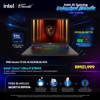 MSI Vector 17 HX AI A2XWJG-074MY Gaming Laptop (NVIDIA??® GeForce RTX™ 5090 | CU 9-275HX | 17" QHD+ | 32GB RAM | 2TB SSD | Windows 11 Home)