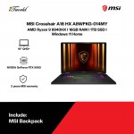 MSI Crosshair A18 HX A8WFKG-014MY Gaming Laptop (NVIDIA  ® GeForce RTX™ 5060 | R9-8940HX | 18" QHD+ | 16GB RAM | 1TB SSD | Windows 11 Home)